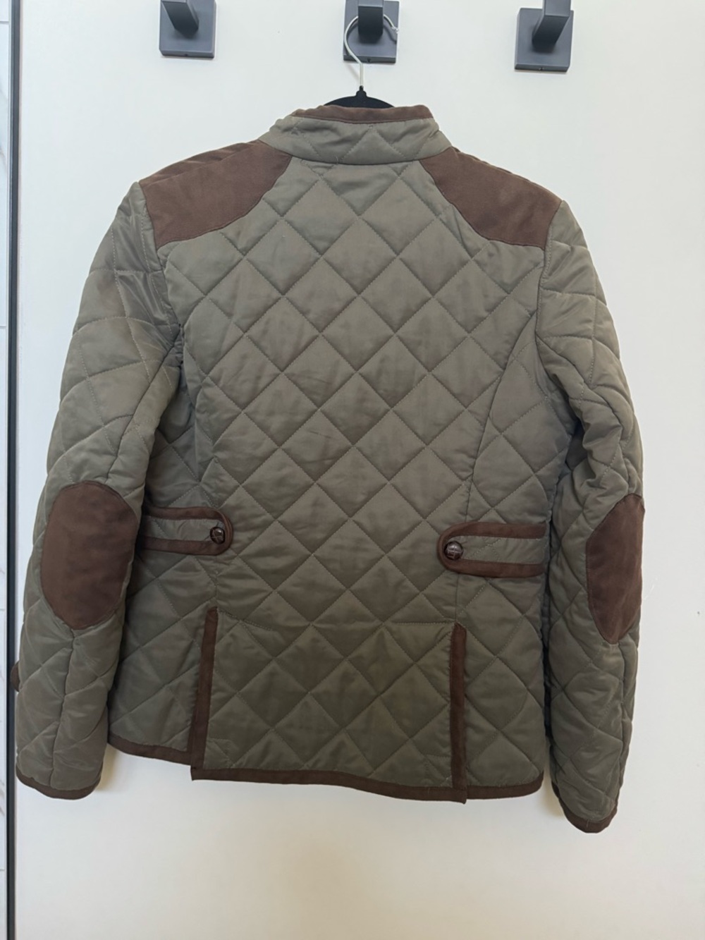 Olive Green Riding Jacket - Picture 7 of 11